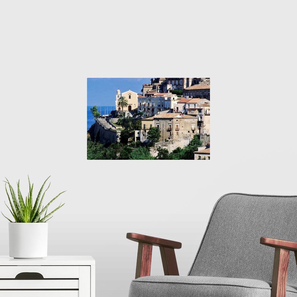 A modern room featuring Italy, Calabria, Cosenza district, Tyrrhenian sea, Tyrrhenian coast, Amantea