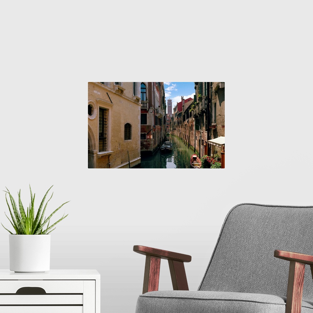 A modern room featuring Italy, Italia, Veneto, Venetian Lagoon, Venice, Venezia, Typical canal
