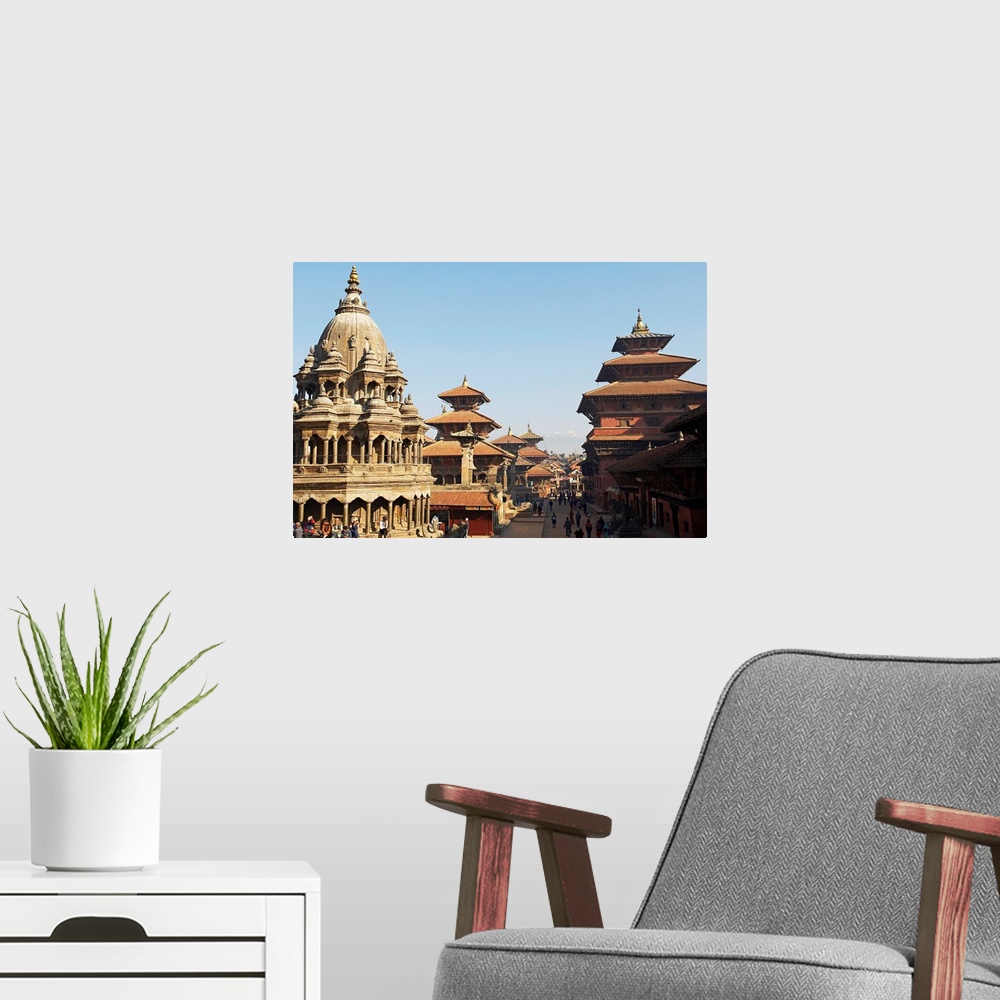 A modern room featuring Nepal, Central, Patan, Lalitpur, Durbar Square