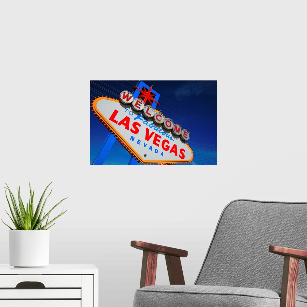 A modern room featuring United States, USA, Nevada, Las Vegas, Sign