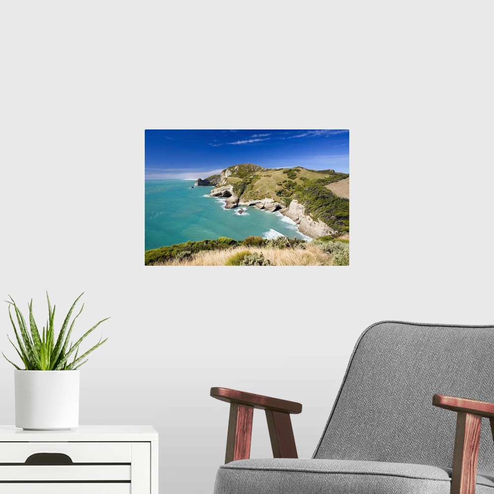 A modern room featuring New Zealand, South Island, Nelson Bays, Cape Farewell
