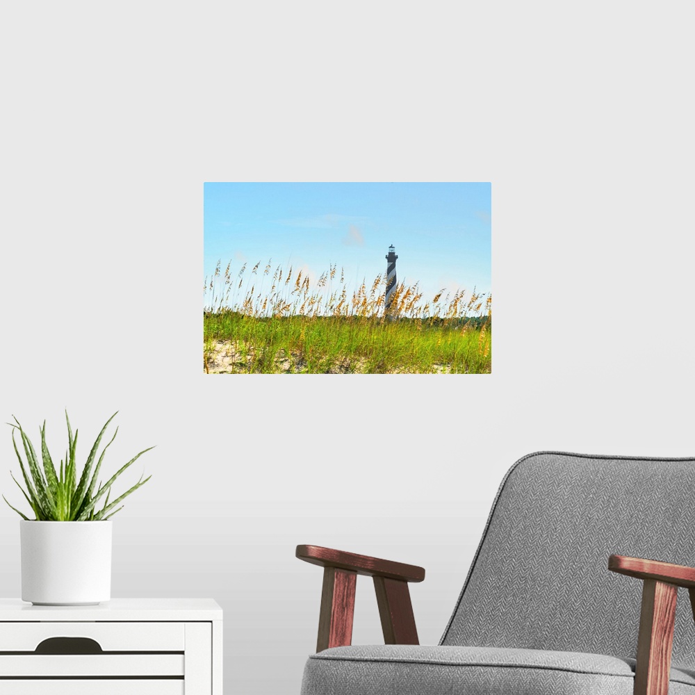 A modern room featuring North Carolina, Outer Banks, Cape Hatteras National Seashore, Cape Hatteras Light.