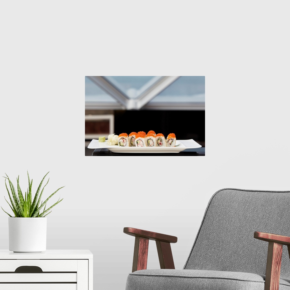 A modern room featuring Russia, Moscow Oblast, Moscow, Sushi at Ritz O2 Sushi Bar.