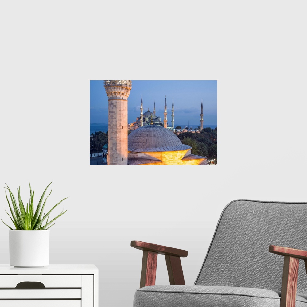 A modern room featuring Turkey, Marmara, Istanbul, Blue Mosque, Sultan Ahmed Mosque, Firuz Aga mosque and Sultan Ahmed Mo...