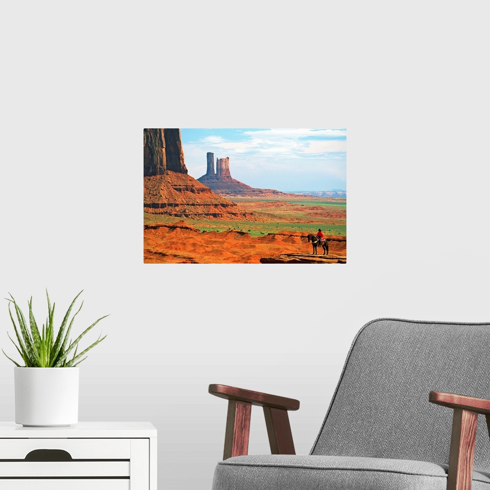 A modern room featuring United States, Arizona, Monument Valley
