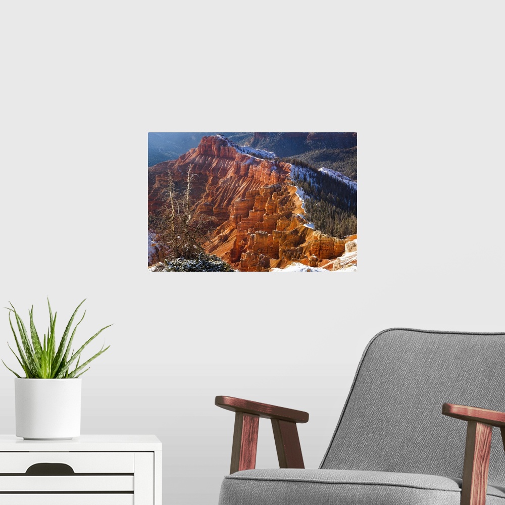 A modern room featuring USA, Utah, Cedar Breaks State Park, view from Panorama point.
