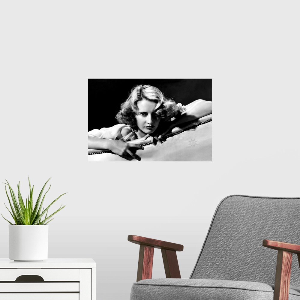 A modern room featuring Barbara Stanwyck, Stella Dallas