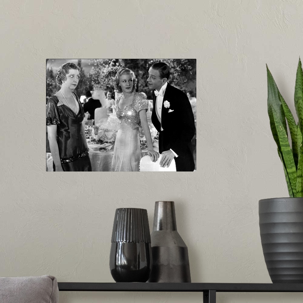 A modern room featuring Helen Broderick, Ginger Rogers, Fred Astaire, Top Hat