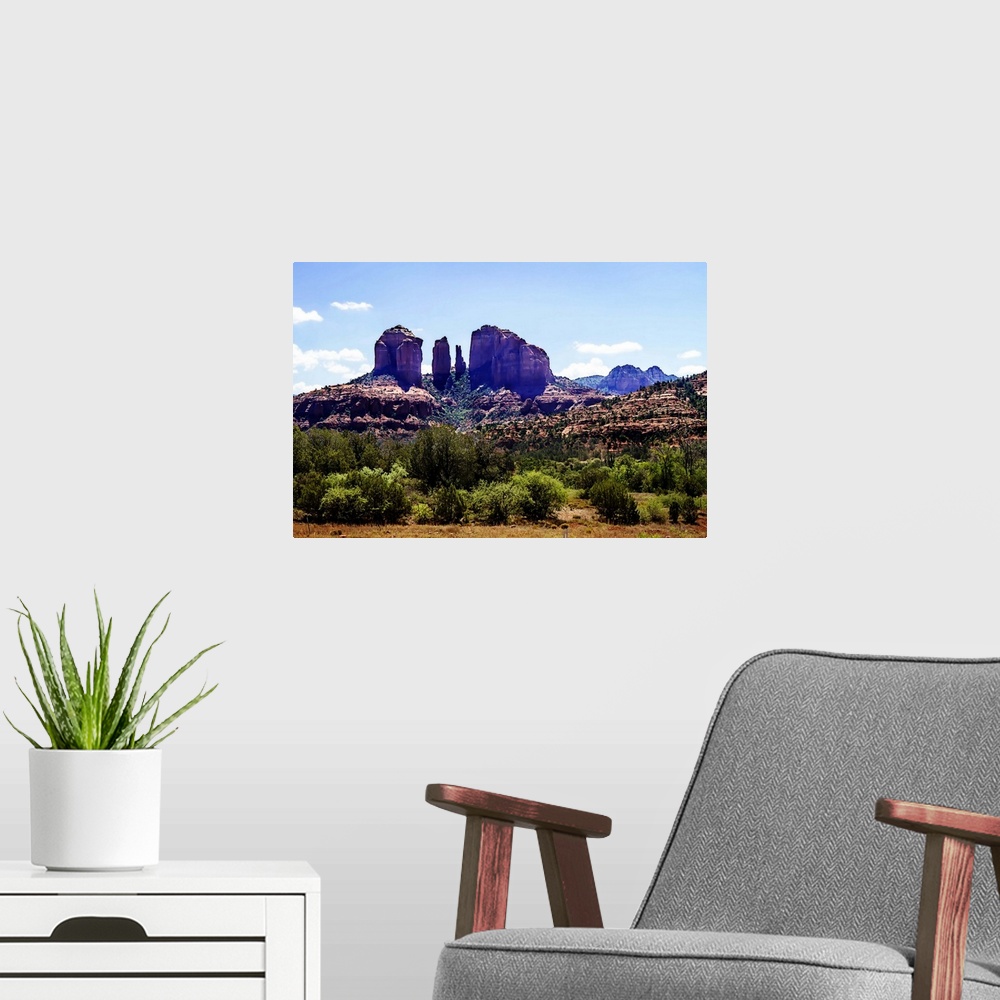 A modern room featuring Cathedral Rock I