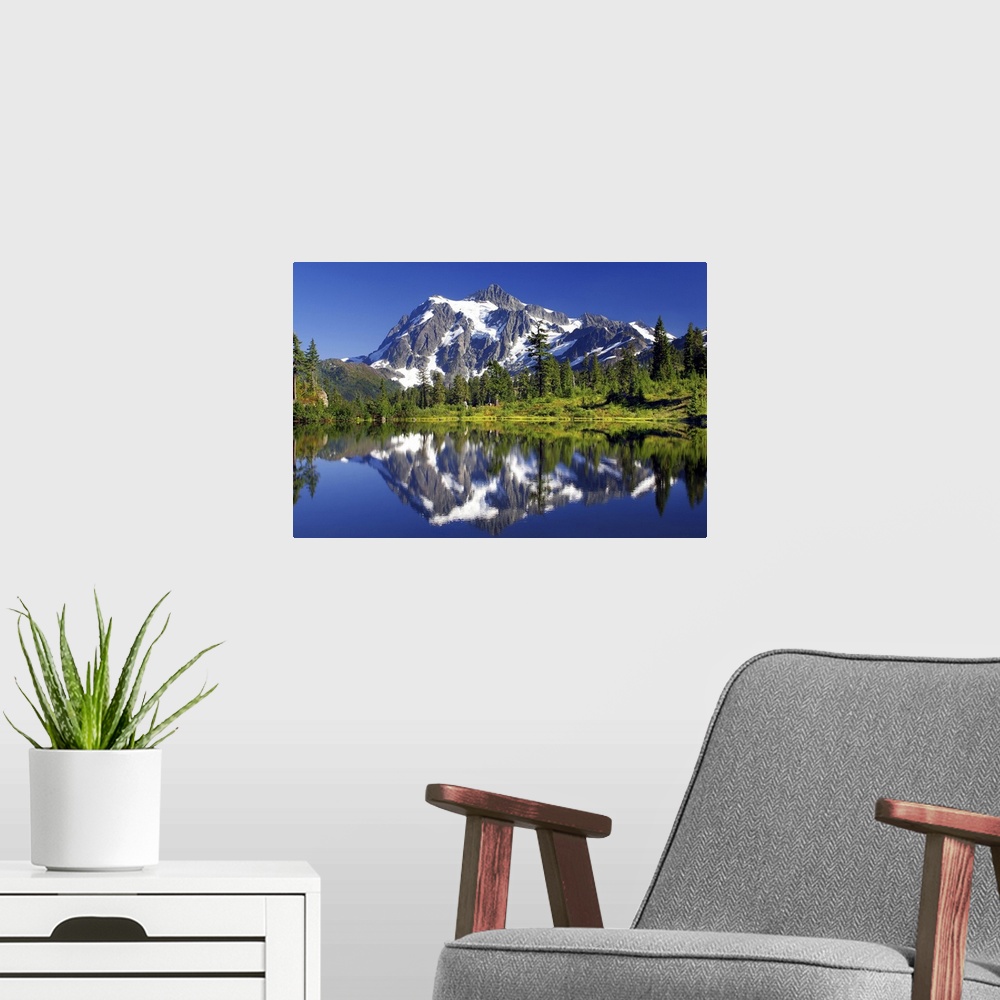 A modern room featuring Shuksan Reflections I