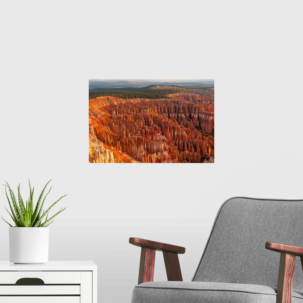 A modern room featuring Bryce Canyon National Park, Utah, USA.
