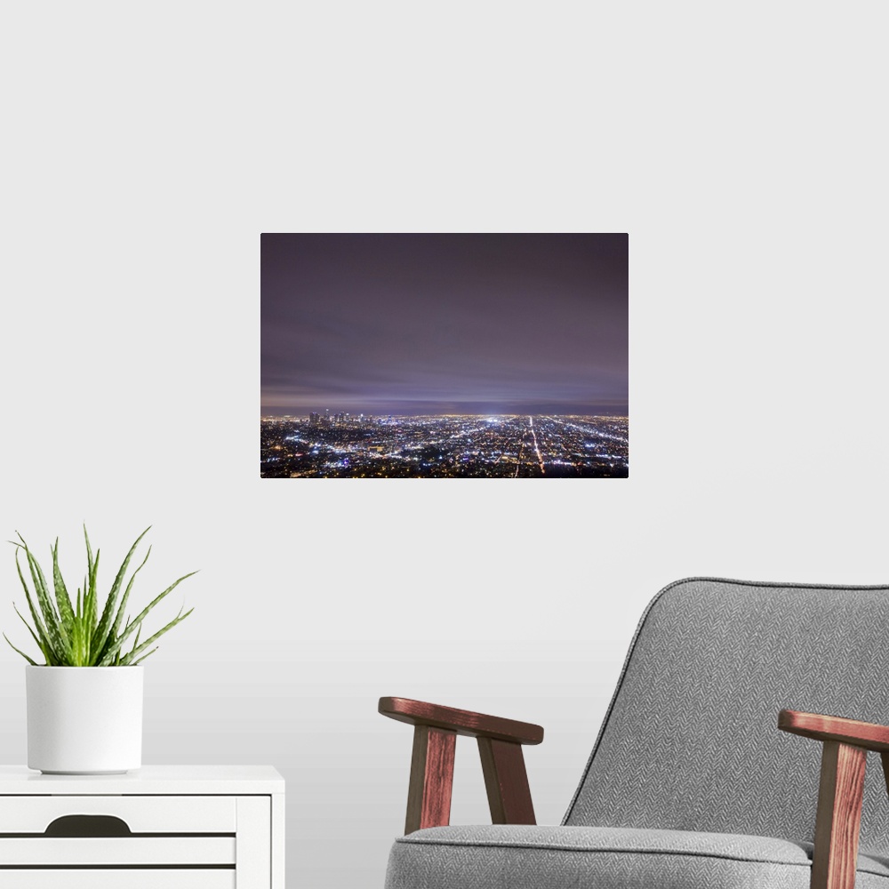 A modern room featuring Cityscape, Los Angeles.