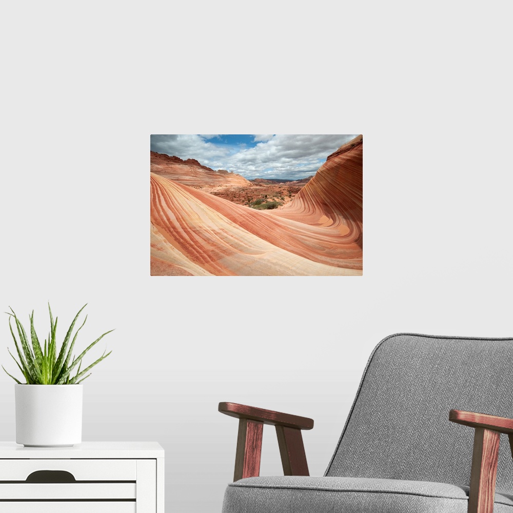 A modern room featuring Coyote Buttes, Arizona