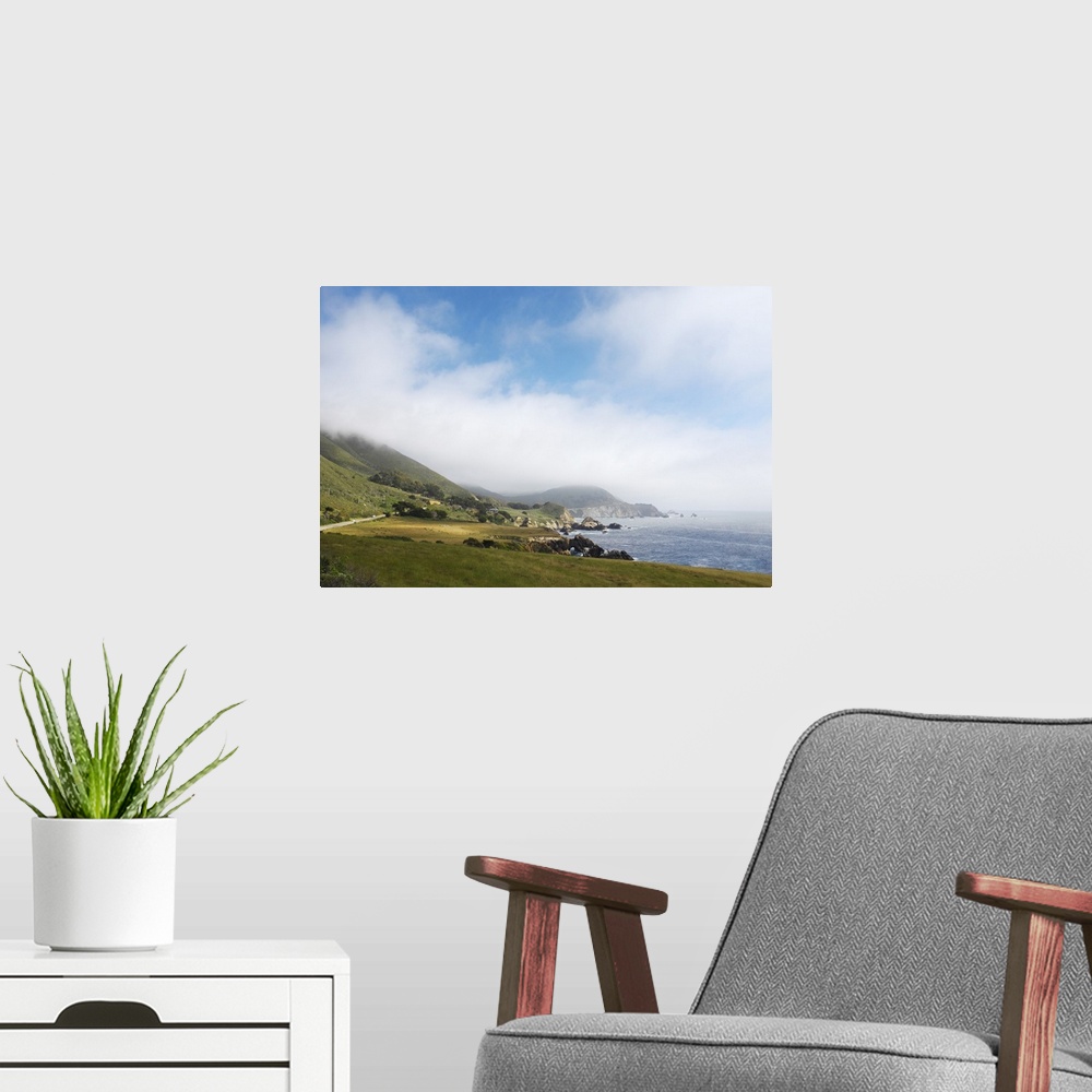 A modern room featuring Summer california road trip on highway 1 along Big Sur between Monterey and San Luis Obispo with ...