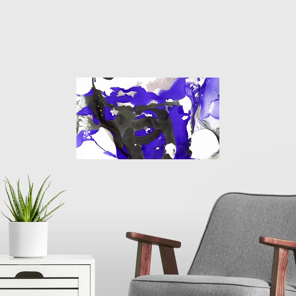 A modern room featuring Nail Polish Abstract C
