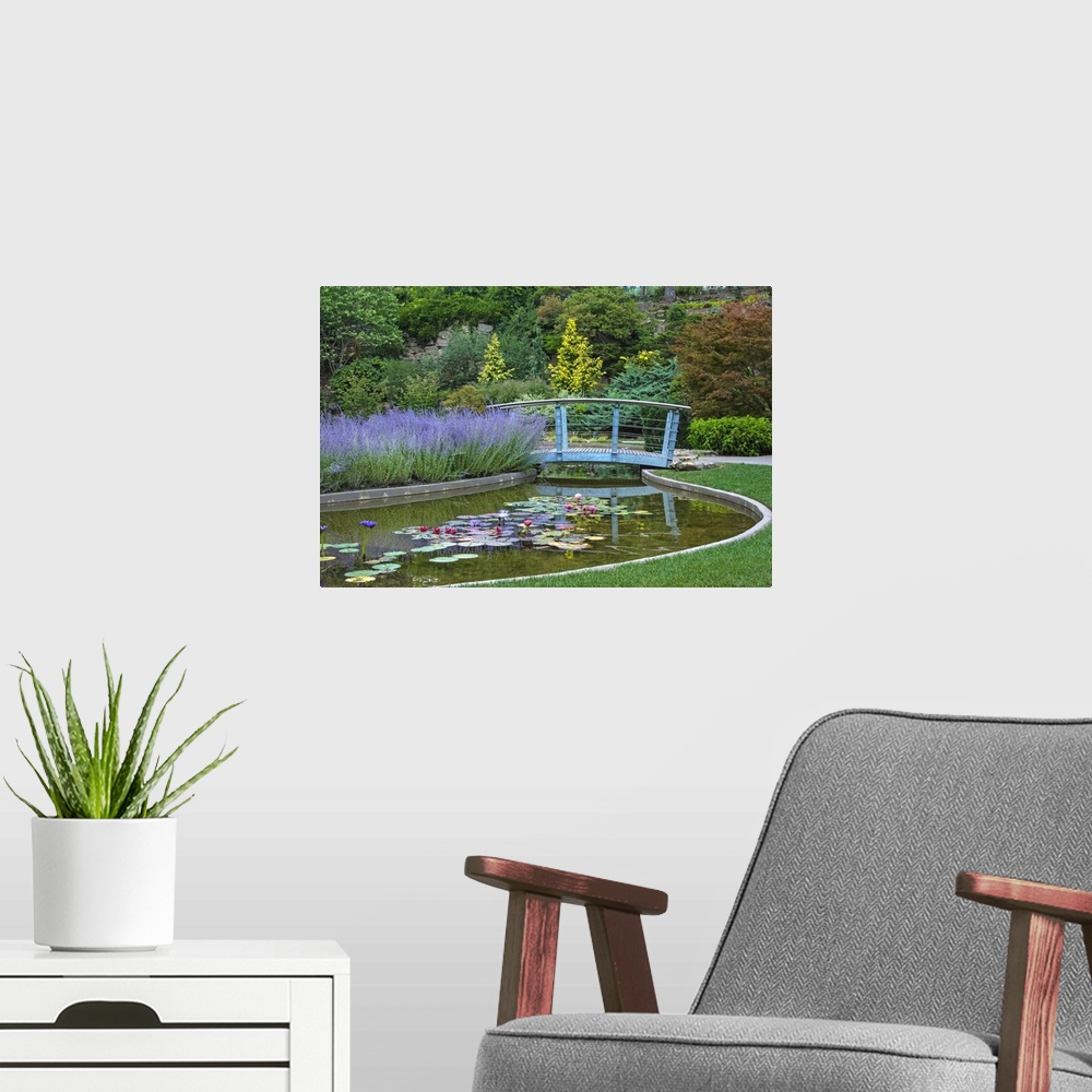 A modern room featuring Royal Botanical Gardens Rock Garden, Hamilton, Ontario.