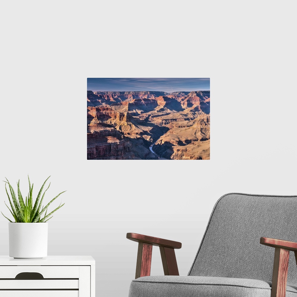 A modern room featuring USA, Arizona, Grand Canyon, from Pima Point
