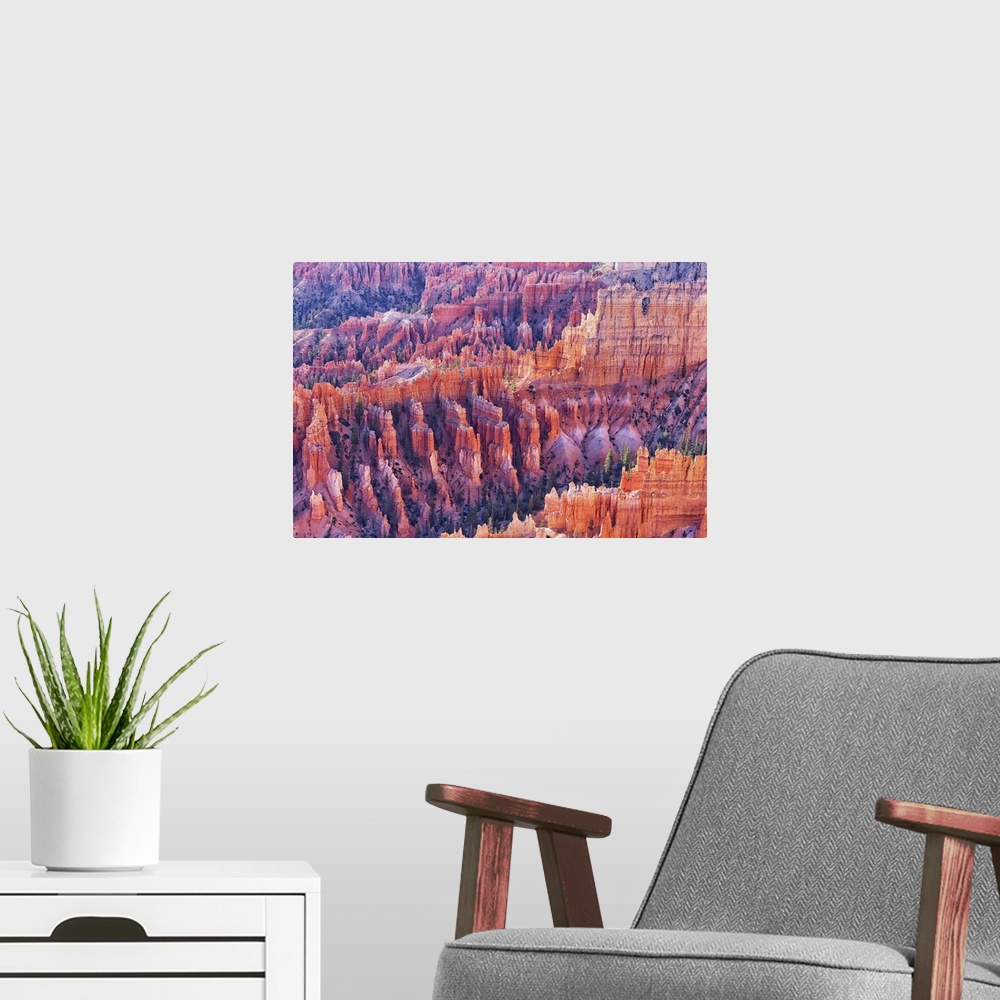 A modern room featuring Bryce Canyon, Bryce Canyon National Park, Utah, USA.