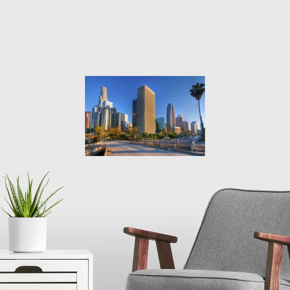 A modern room featuring USA, California, Los Angeles, Downtown