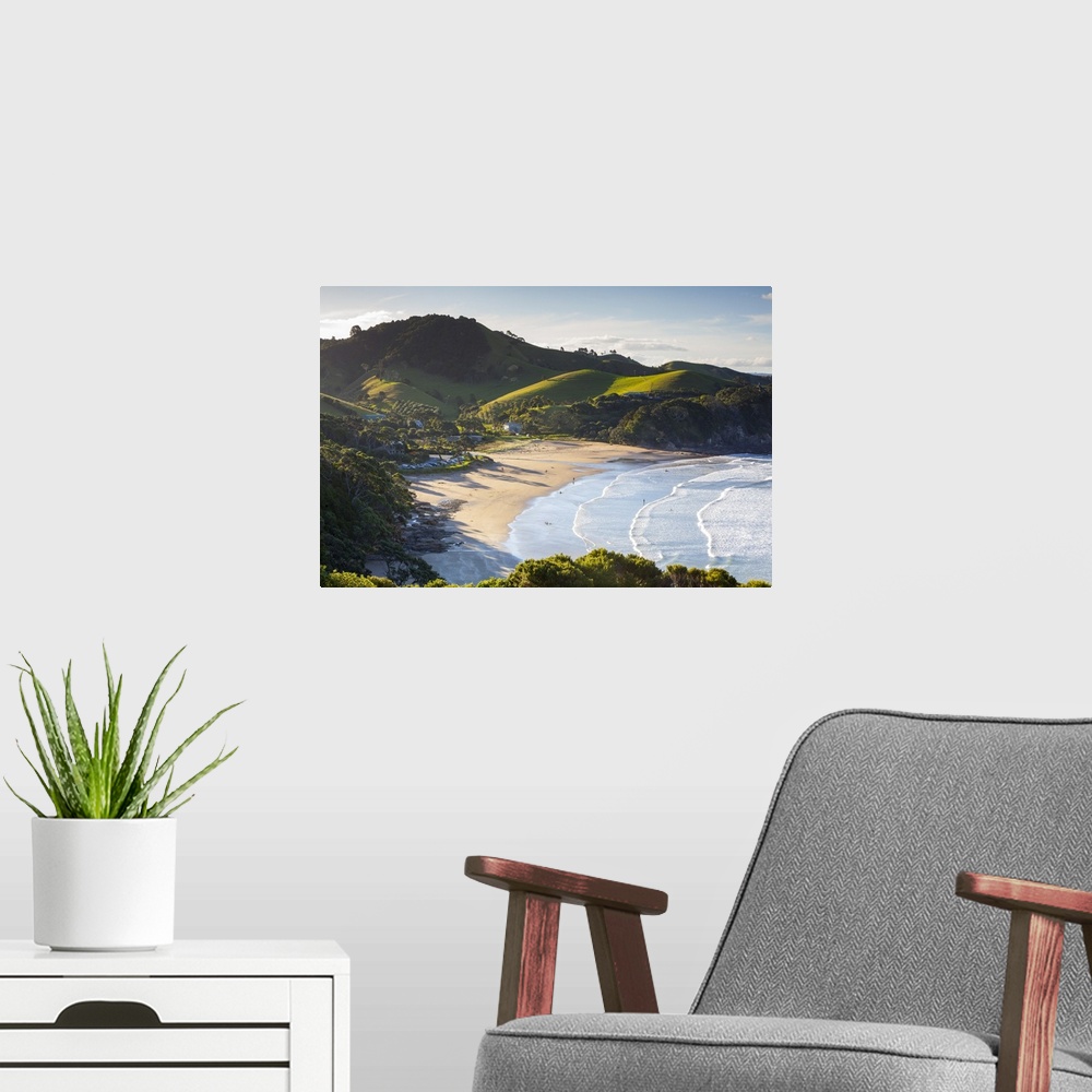 A modern room featuring Elevated View Over Sandy Bay, Tutukaka Coast, Northland, North Island, New Zealand