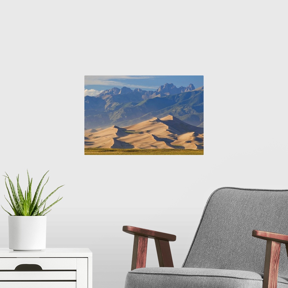 A modern room featuring Great Sand Dunes National Park, Colorado, USA