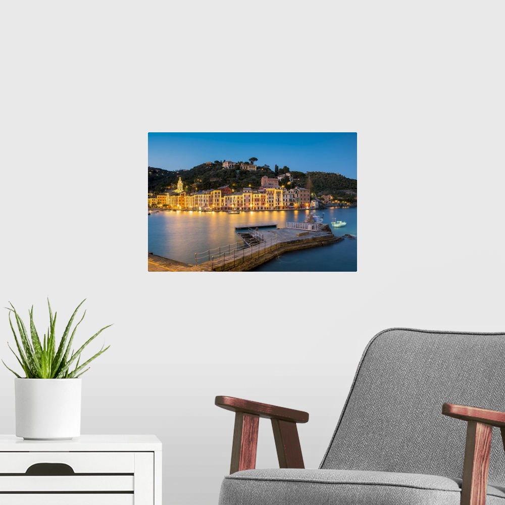 A modern room featuring Portofino,Province of Genoa, Italy, Europe