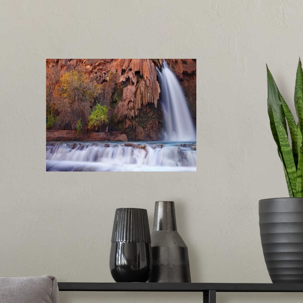 A modern room featuring Havasu Falls, Grand Canyon, Arizona