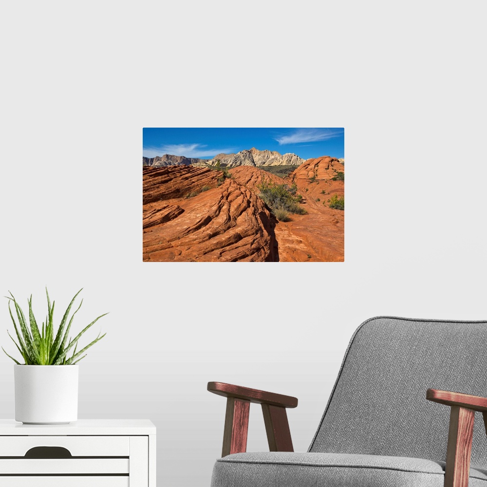 A modern room featuring Sandstone Formations Snow Canyon State Park Utah