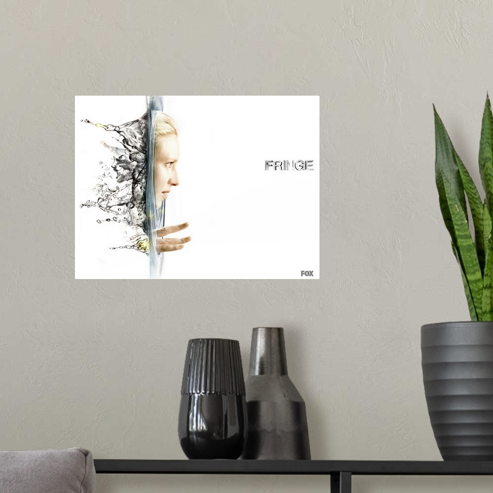 A modern room featuring Fringe - TV Poster