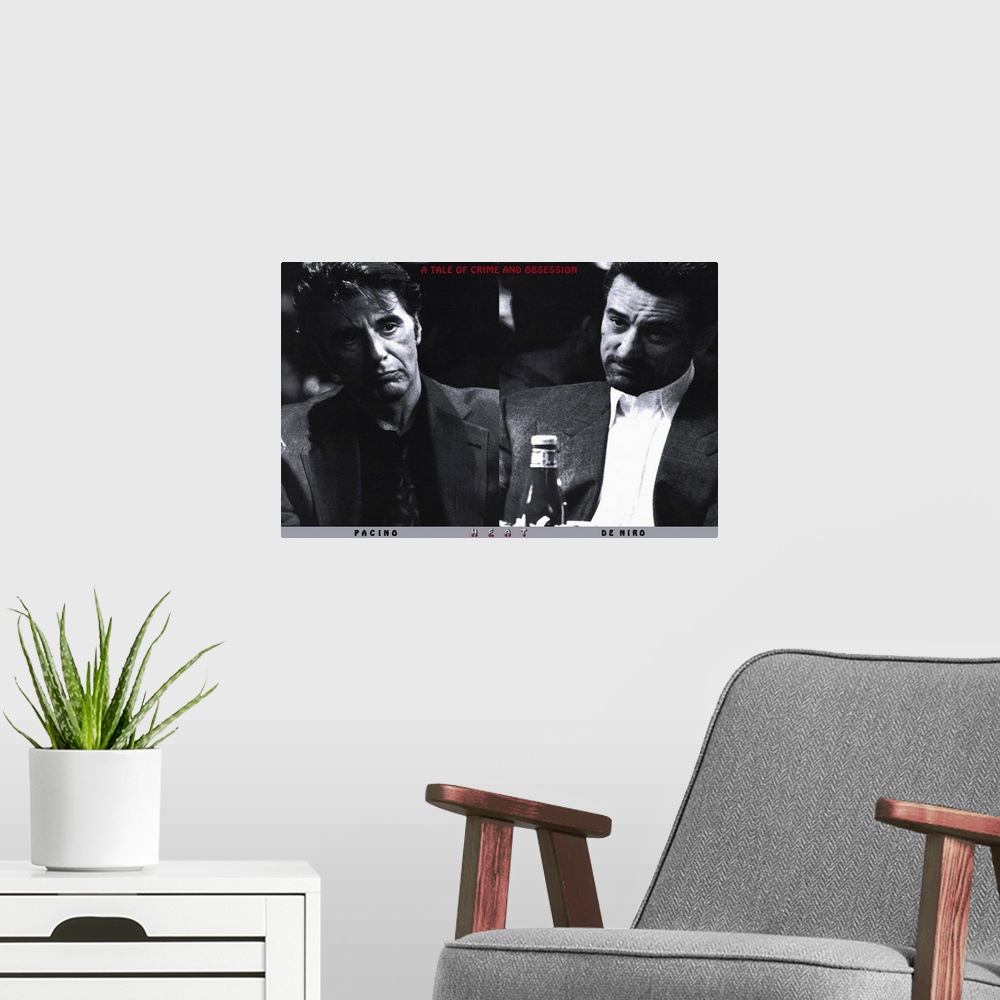 A modern room featuring Pacino and De Niro in the same scene. Together. Finally. Obsessive master thief McCauley (De Niro...