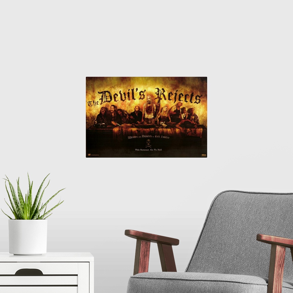 A modern room featuring The Devil's Rejects (2005)