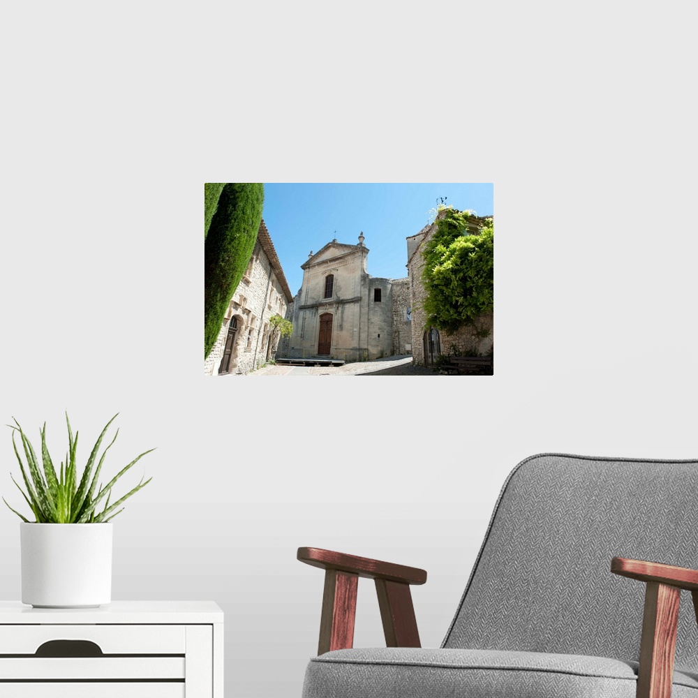 A modern room featuring A church, Vaison-La-Romaine, Vaucluse, Provence-Alpes-Cote d'Azur, France