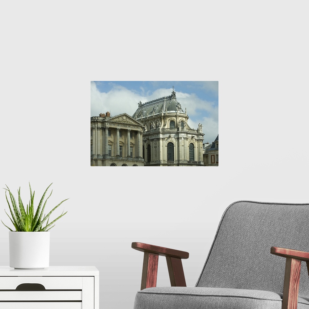 A modern room featuring Chateau de Versailles, Versailles, Paris, Ile de France, France