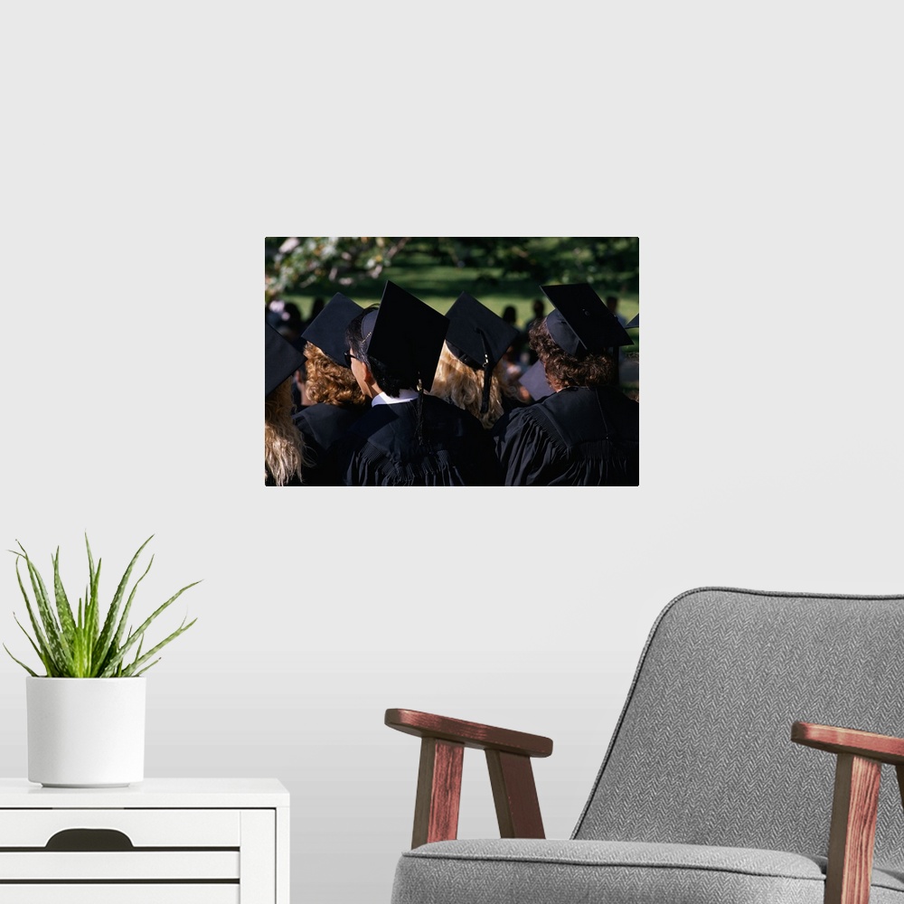A modern room featuring College Graduation Ceremony