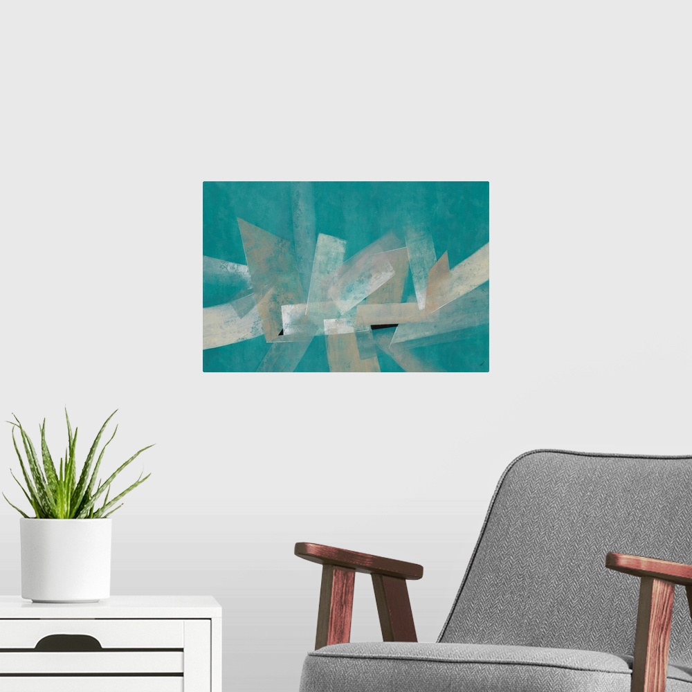 A modern room featuring Teal Vision
