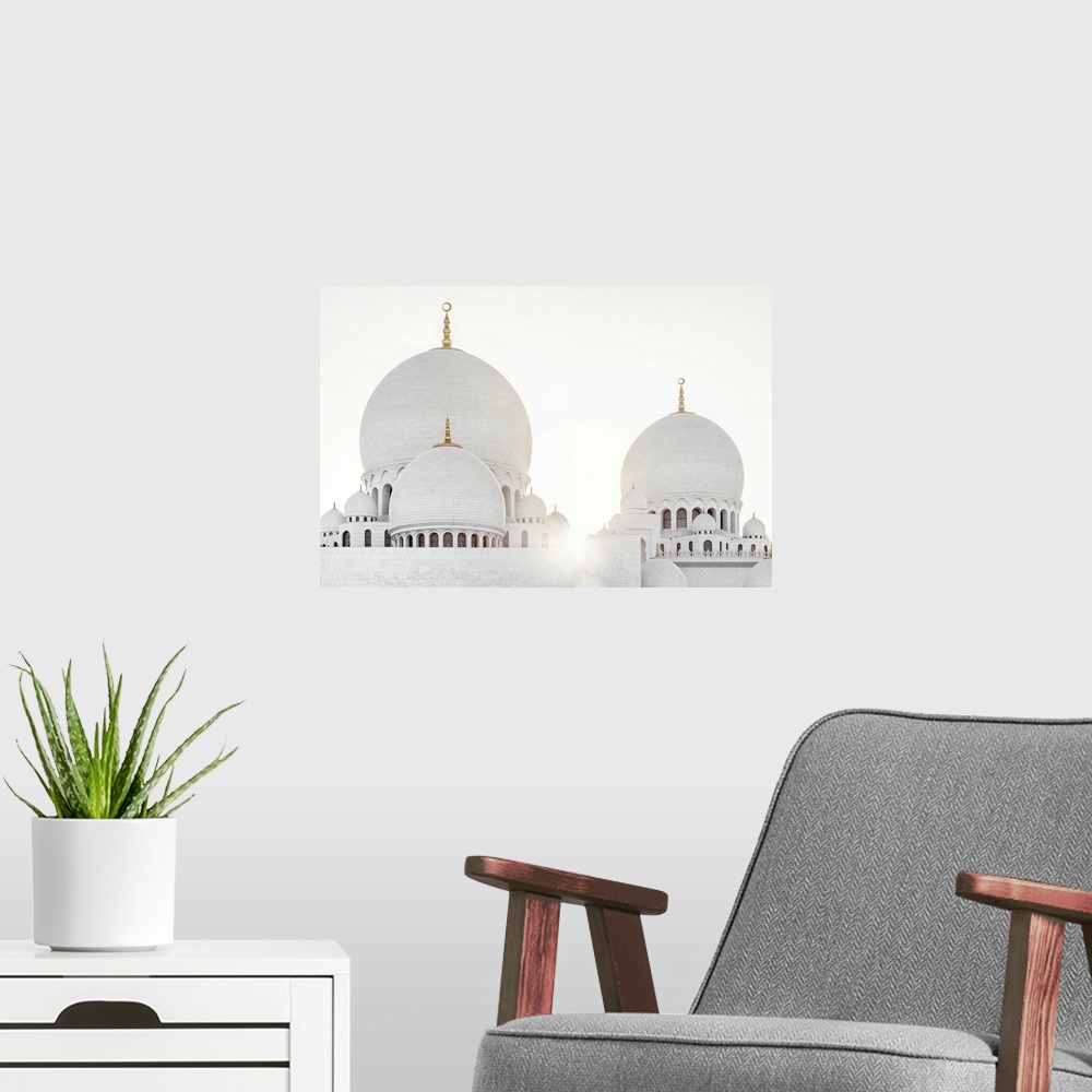A modern room featuring White Mosque Collection by Philippe Hugonnard