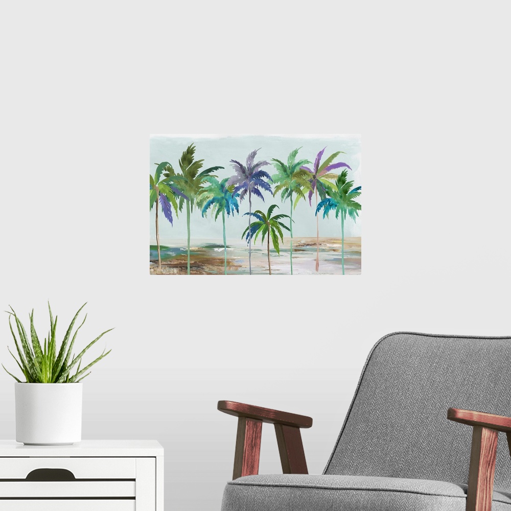 A modern room featuring Tropical Dream