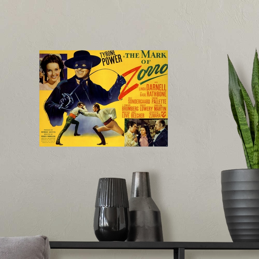A modern room featuring Mark of Zorro 3