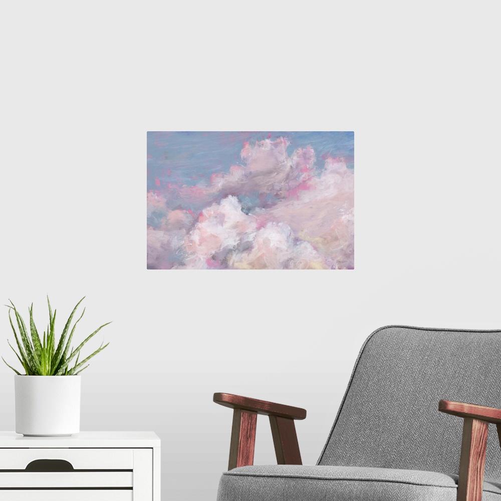 A modern room featuring Daydream Pink 01