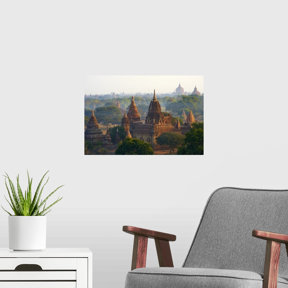 A modern room featuring Bagan (Pagan), Myanmar (Burma), Asia.