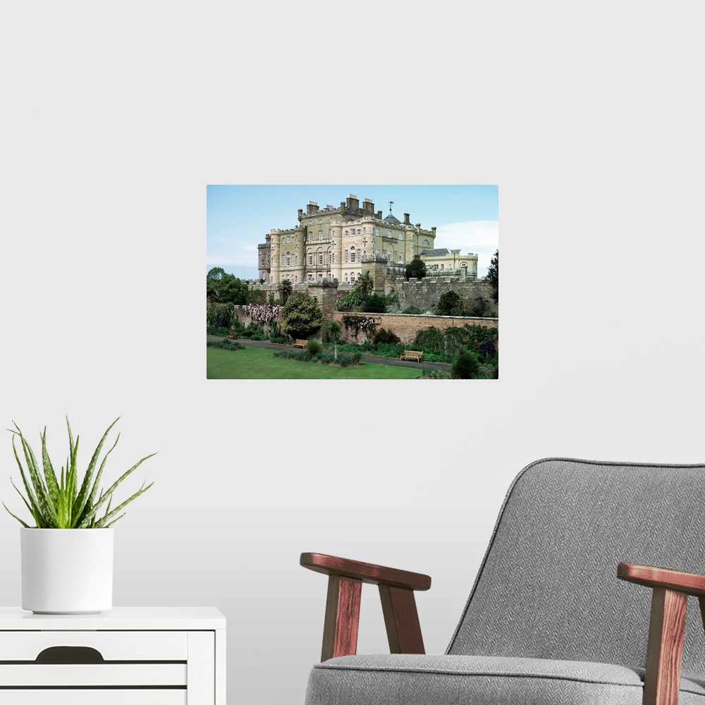 A modern room featuring Culzean Castle, near Ayr, Ayrshire, Scotland, UK