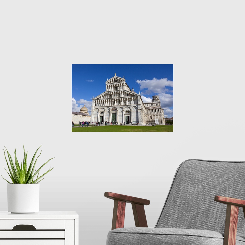 A modern room featuring Duomo di Santa Maria Assunta, Piazza dei Miracoli, Pisa, Tuscany, Italy