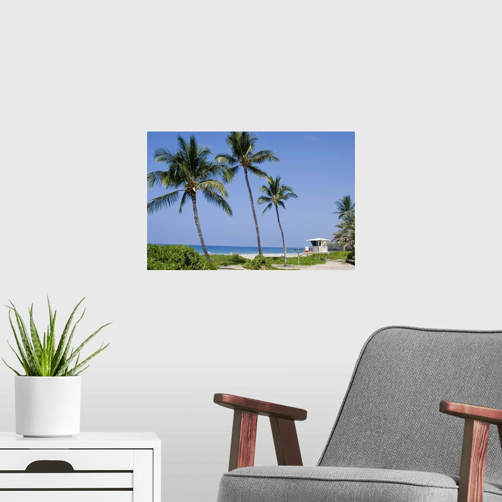 A modern room featuring Hapuna Beach, Island of Hawaii (Big Island), Hawaii