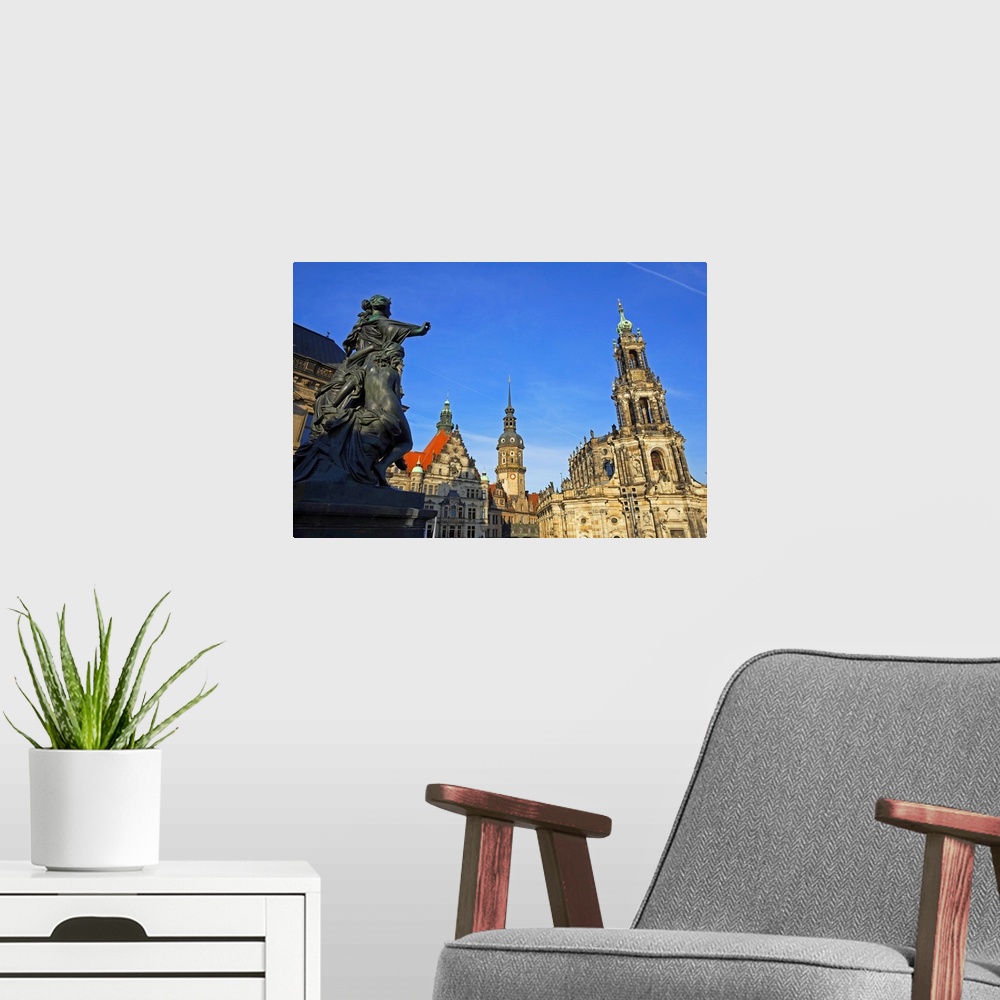 A modern room featuring Hofkirche, Dresden, Saxony, Germany