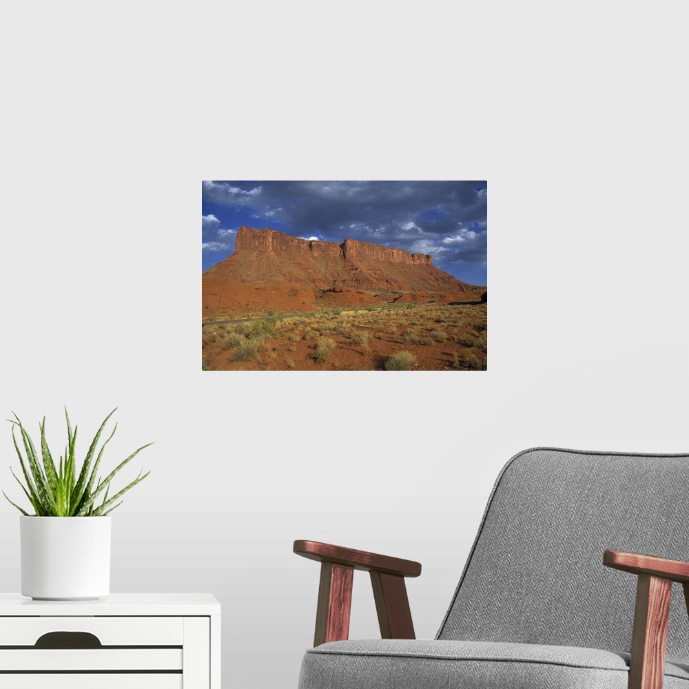 A modern room featuring Indian Creek Valley, Canyonlands National Park, Utah, USA