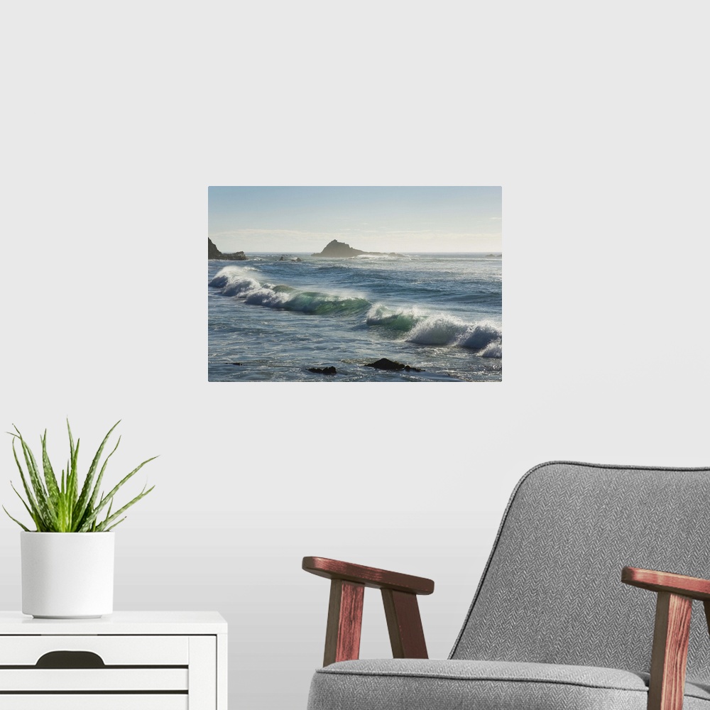 A modern room featuring Kings Beach, Broken Head National Reserve, Byron Bay, New South Wales, Australia