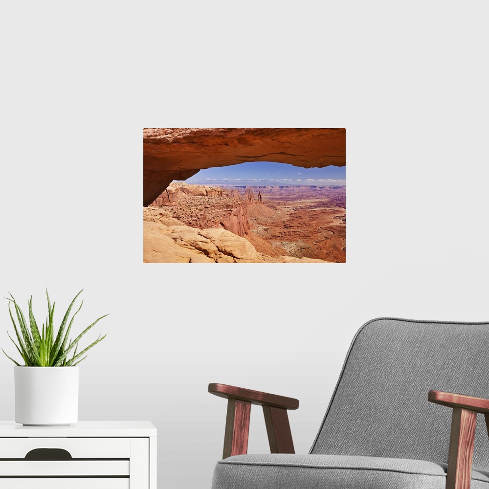 A modern room featuring Mesa Arch, Island in the Sky, Canyonlands National Park, Utah