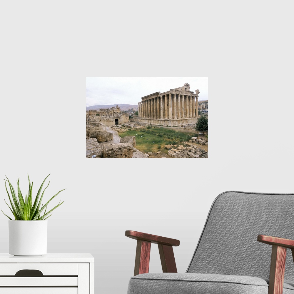 A modern room featuring Ruins of Baalbek, Lebanon, Middle East