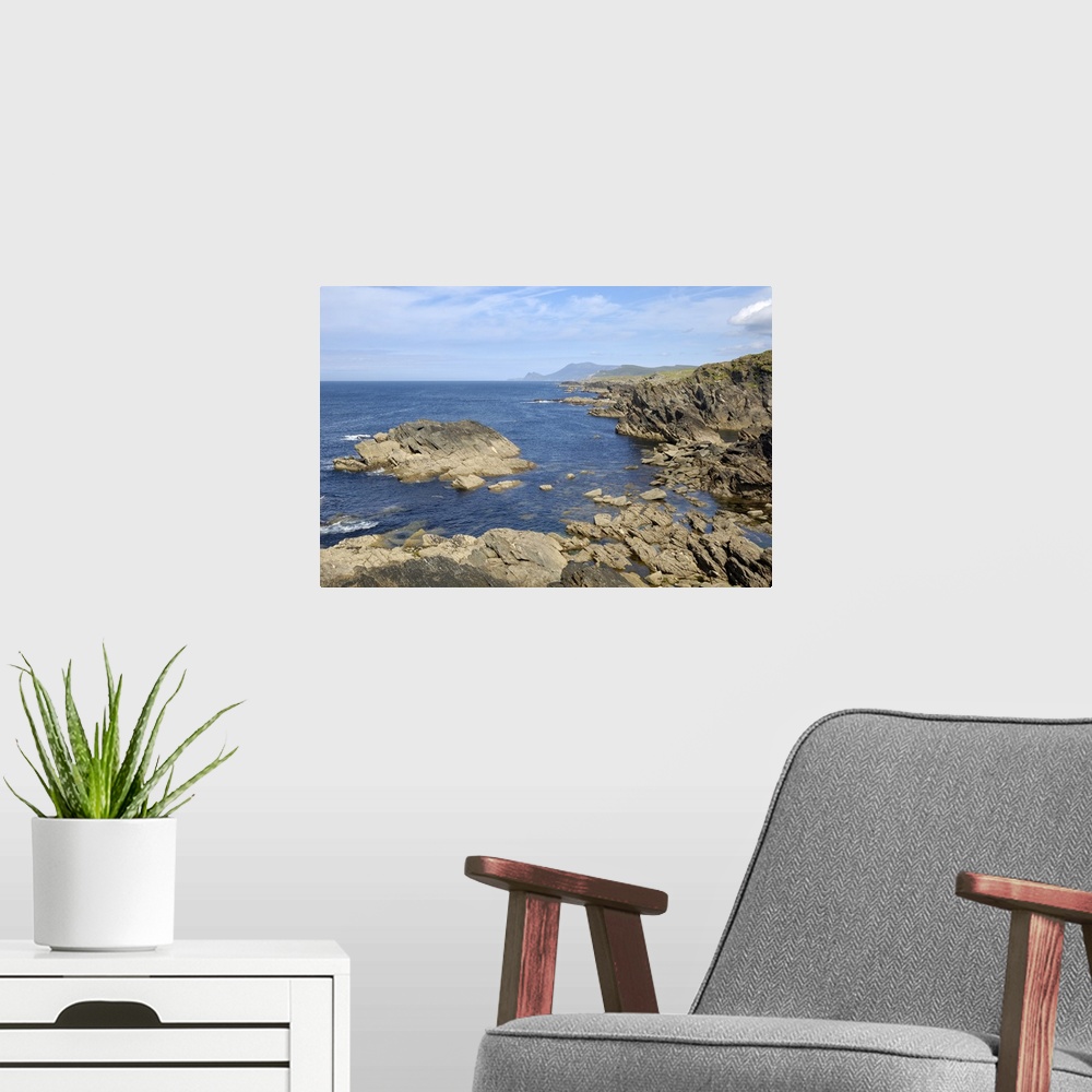 A modern room featuring View of coastline from the Atlantic Drive, Achill Island, Connacht, Republic of Ireland