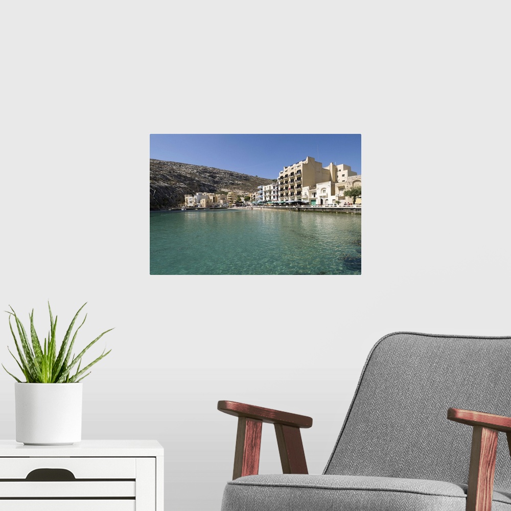 A modern room featuring Xlendi, Gozo, Malta